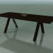 modèle 3D Table avec plan de travail 5032 (H 74-240 x 98 cm, wengé, composition 1) - preview