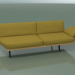 3D modeli Köşe Çift Modül Lounge 4410 (135 ° Sağ, Doğal meşe) - önizleme