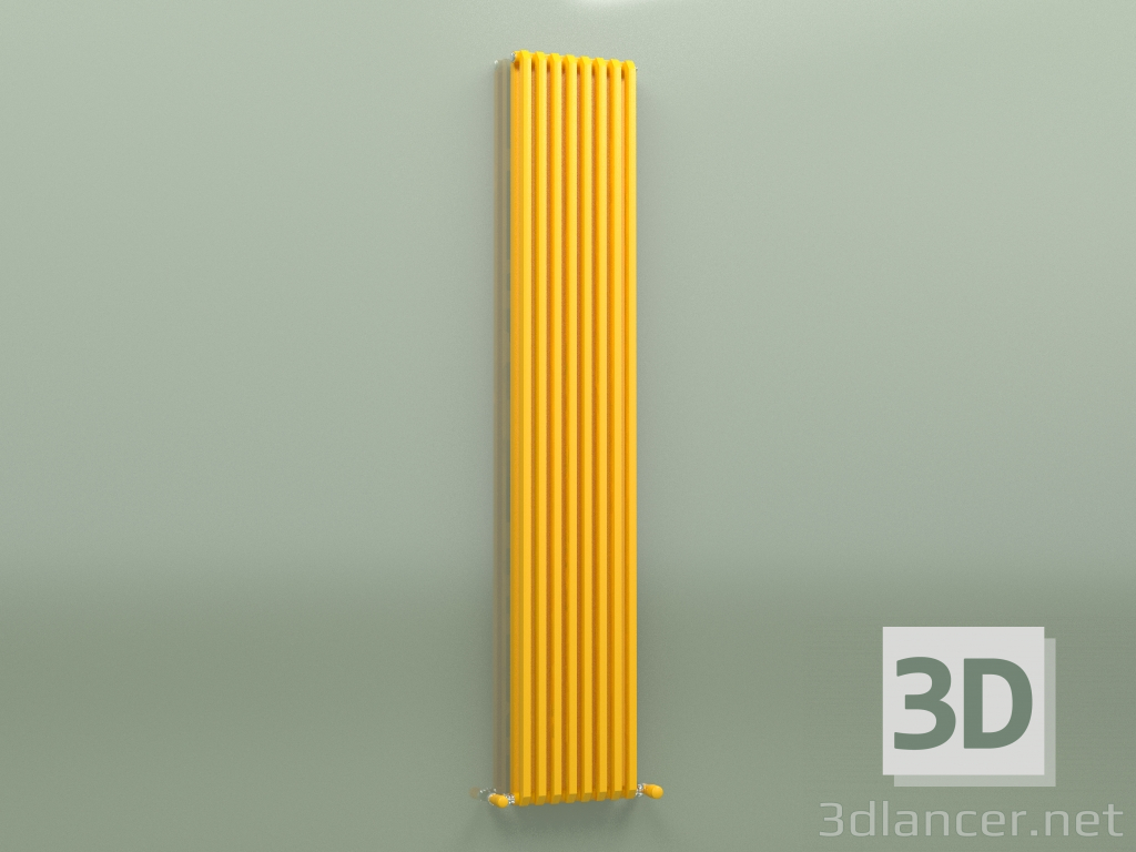 modèle 3D Radiateur SAX 2 (H 1800 8 EL, jaune melon - RAL 1028) - preview