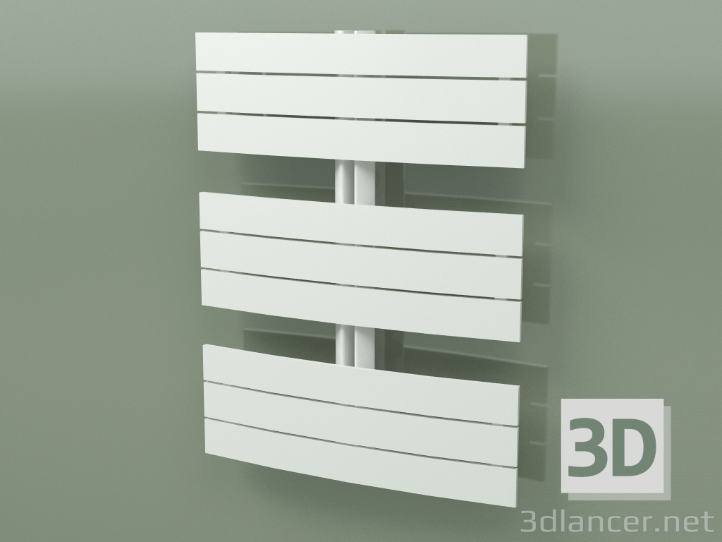3D modeli Isıtmalı havlu askısı - Apolima (830 x 650, RAL - 9016) - önizleme