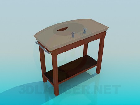 3d model Wash stand - preview 3d model Wash stand - preview