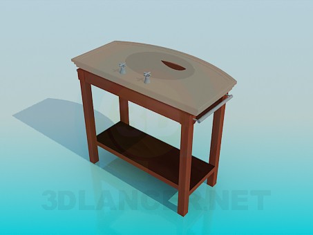 3d model Wash stand - preview 3d model Wash stand - preview