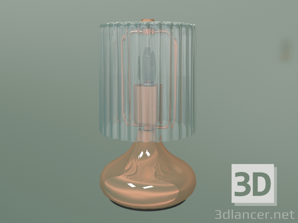 modèle 3D Lampe de table Bulbo 01068-1 (or rose) - preview