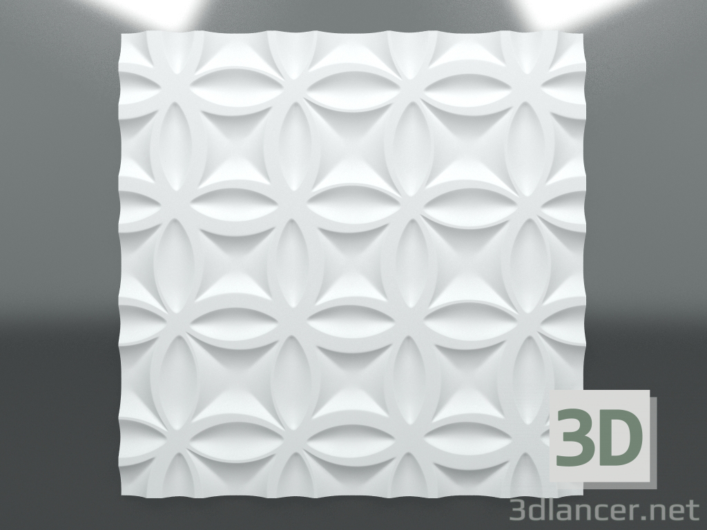 3D modeli Alçı 3d paneli Z-311 - önizleme