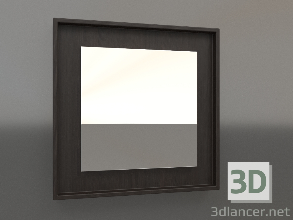 3d модель Зеркало ZL 18 (400x400, wood brown dark) – превью