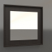 modello 3D Specchio ZL 18 (400x400, legno marrone scuro) - anteprima