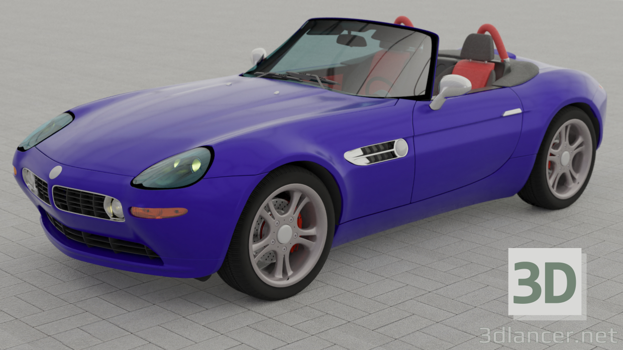 3d Sport car model buy - render