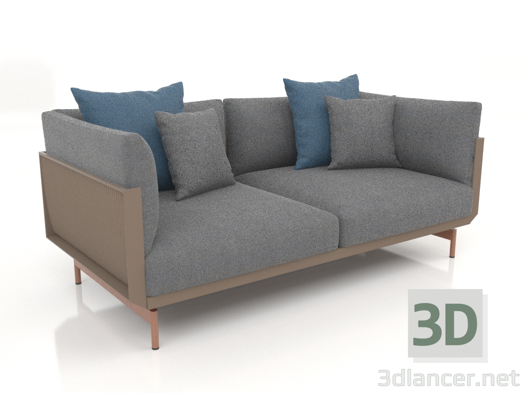 3d model Double sofa (Bronze) - preview
