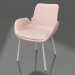 modèle 3D Chaise Brit (Rose) - preview