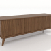3d model Mueble de TV 1500 mm (nogal claro) - vista previa