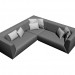 modello 3D Combinazione di divano 244 1 - anteprima