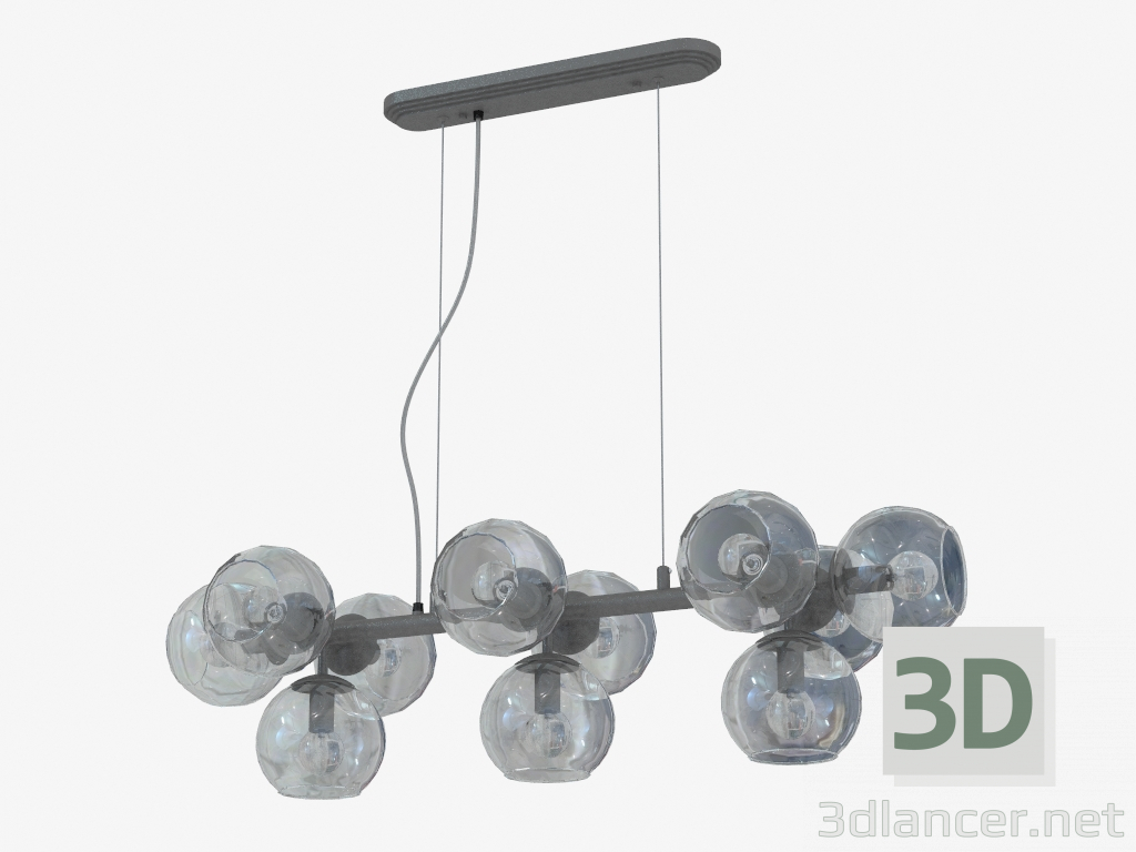 modello 3D lampada a sospensione (S111009 11B) - anteprima