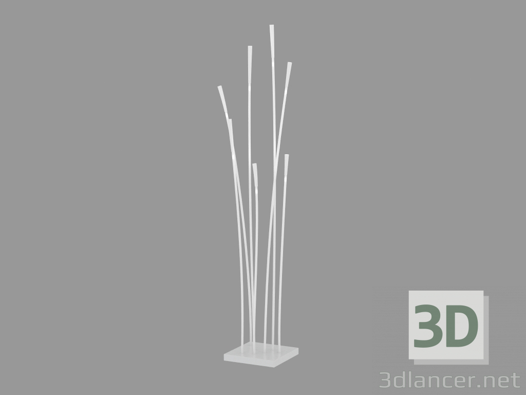 3D Modell Stehlampe F14 C01 01 - Vorschau