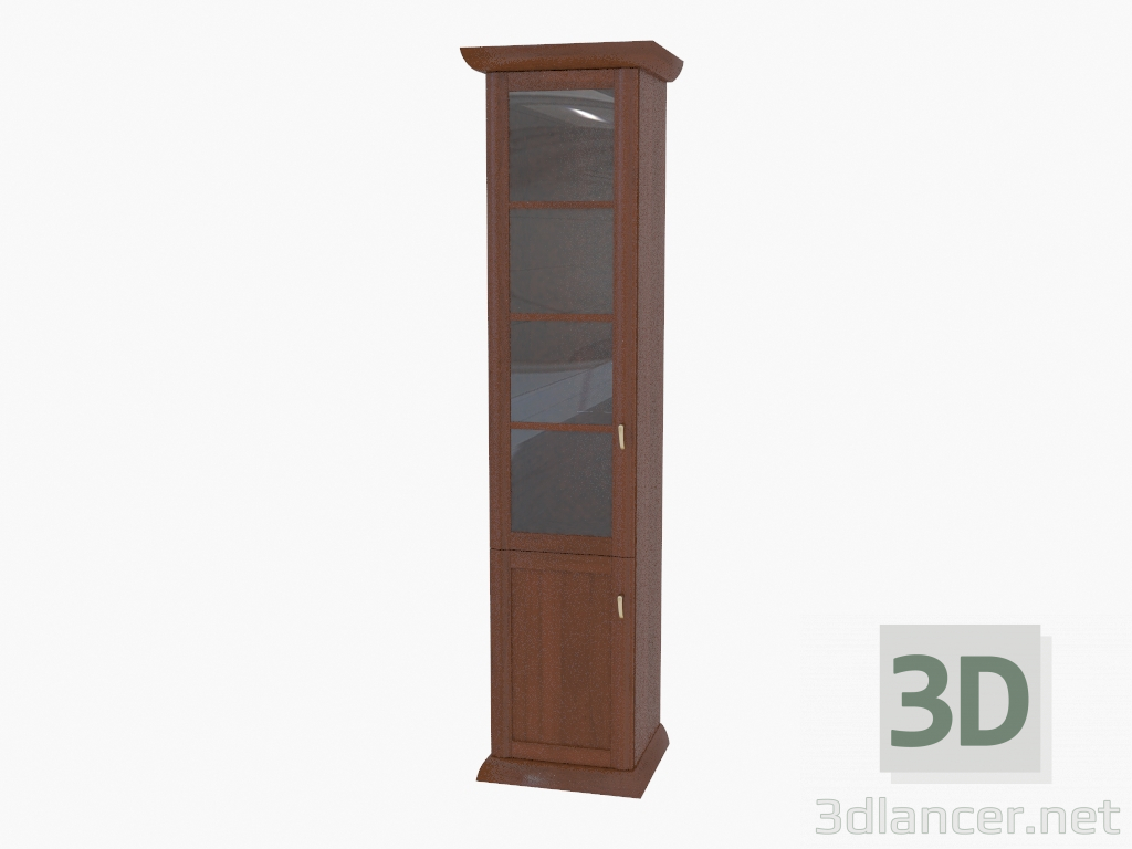 3d модель Элемент мебельной стенки боковой (245-34) – превью