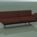 3D modeli Modül açısal çift Lounge 4410 (135 ° sağ, Siyah) - önizleme