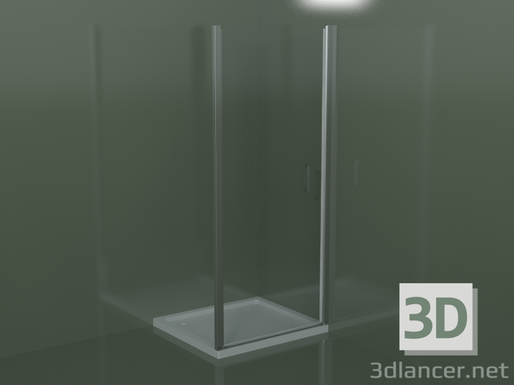 modèle 3D Cabine de douche sans cadre LN pour receveurs de douche à encastrer - preview