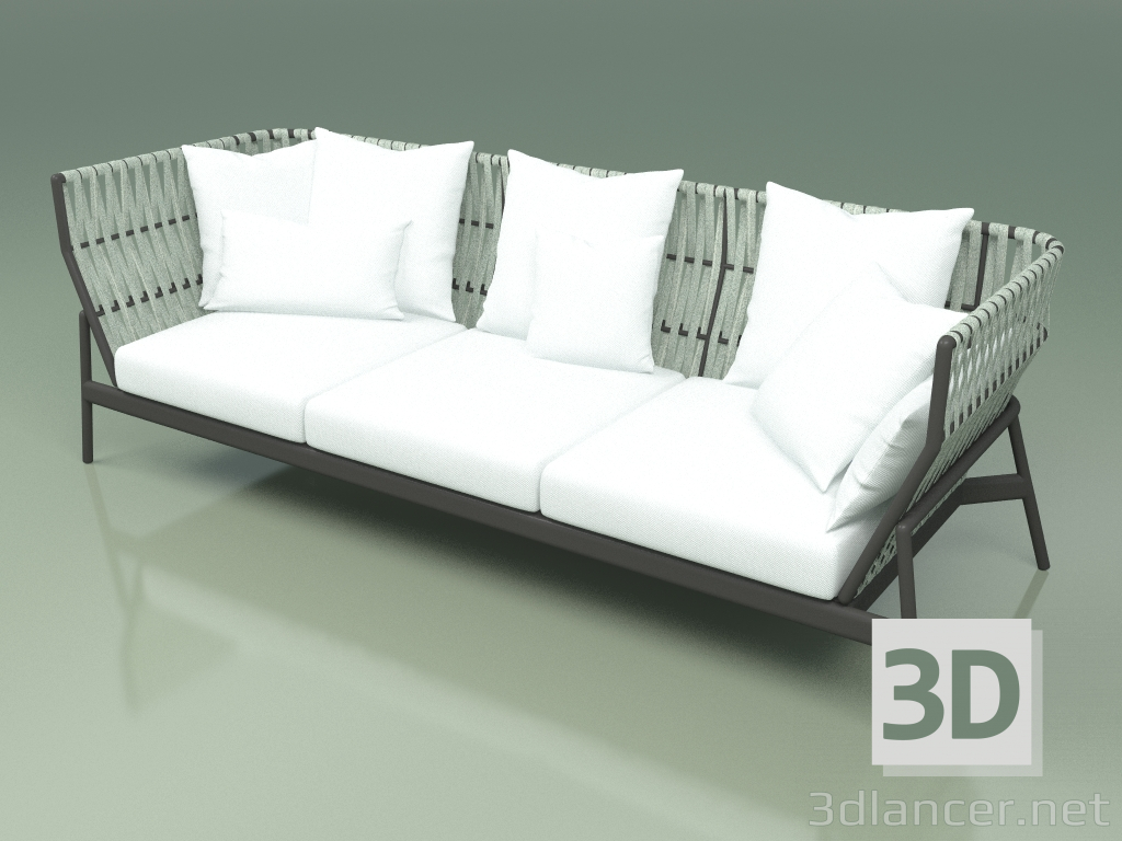 3D Modell Sofa 103 (Gürtel Mint) - Vorschau