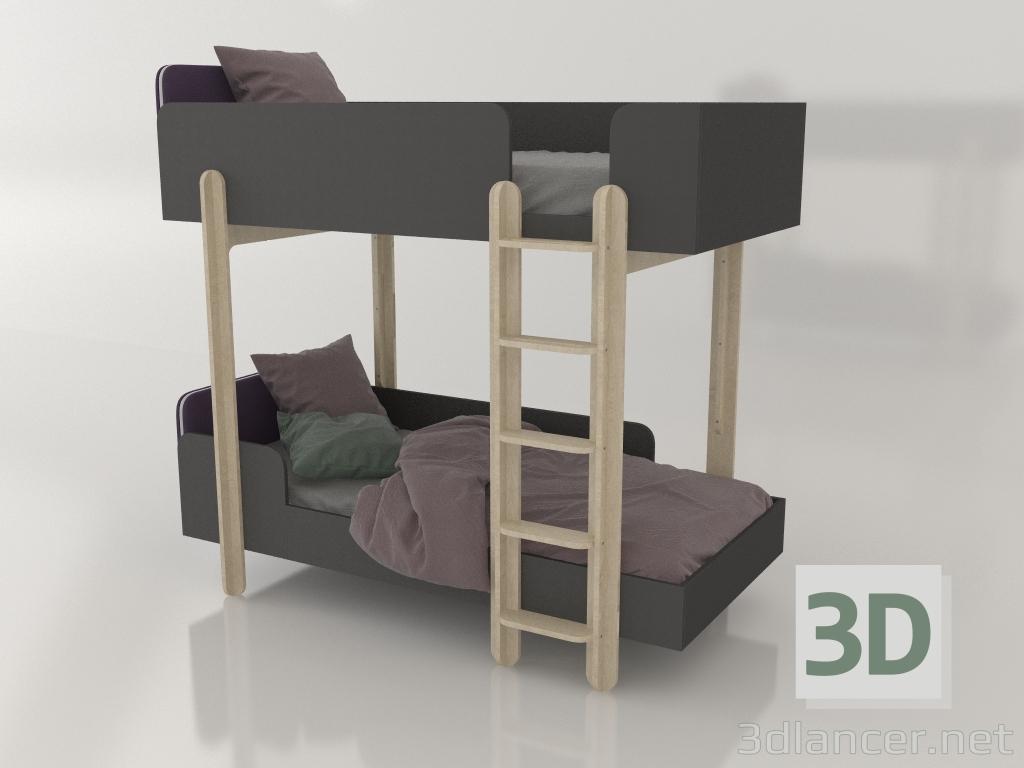 3d модель Ліжко B1 – превью
