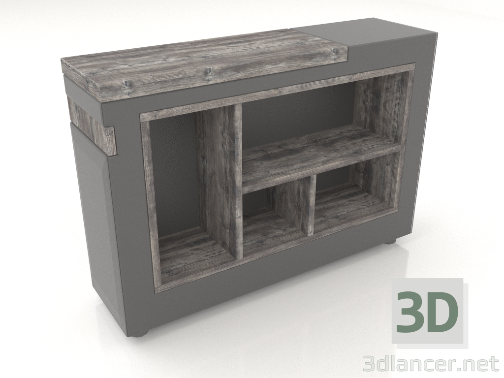 modello 3D Modulo divano Ritis 2 - anteprima