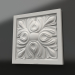 3d model Decorative plaster element DE 029 1 (125x125x23) - preview