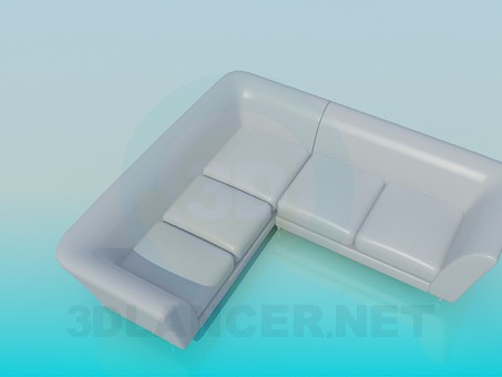 modelo 3D Sofá - escuchar modelo 3D Sofá - escuchar
