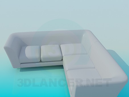 modelo 3D Sofá - escuchar modelo 3D Sofá - escuchar