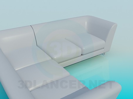 modelo 3D Sofá - escuchar modelo 3D Sofá - escuchar