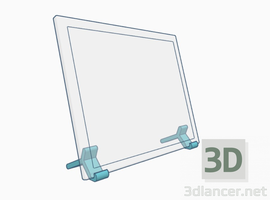 modello 3D Supporto per tablet e telefono - anteprima