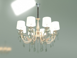 Pendant chandelier 10098-8 (silver-tinted crystal)