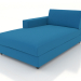 3d model Chaise longue 83 with an armrest on the left - preview