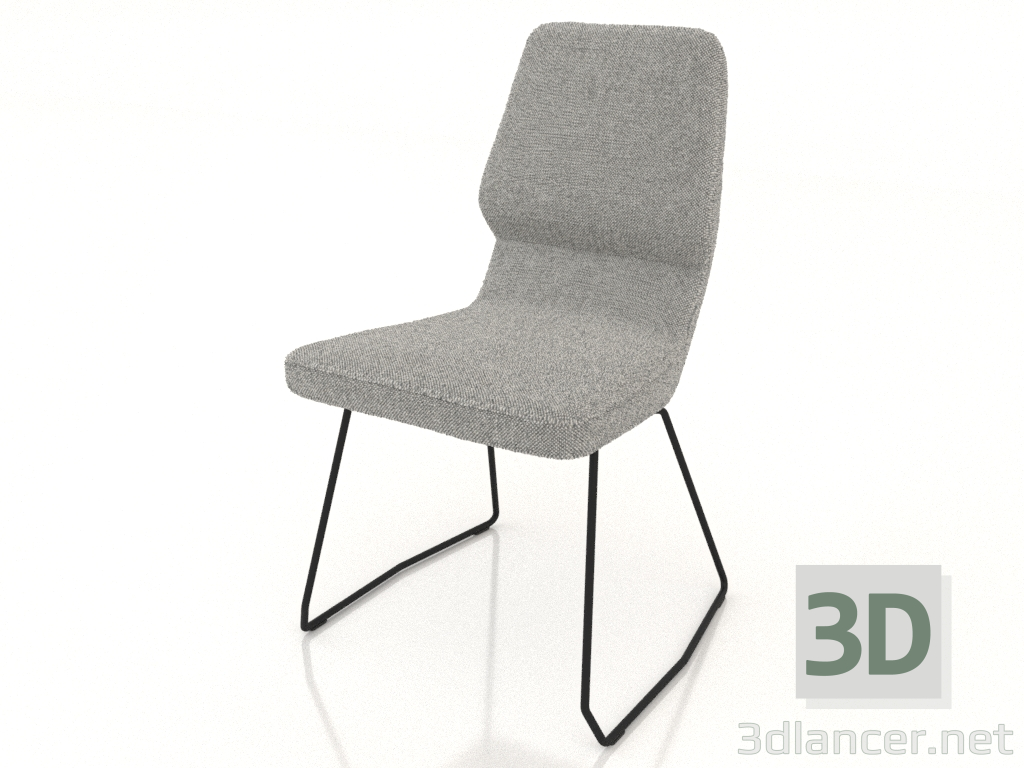 3D modeli Slaytlı sandalye D12 mm - önizleme