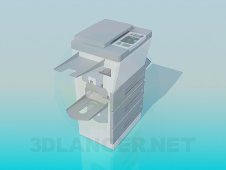 3d модель Копировальный аппарат – превью 3d модель Копировальный аппарат – превью