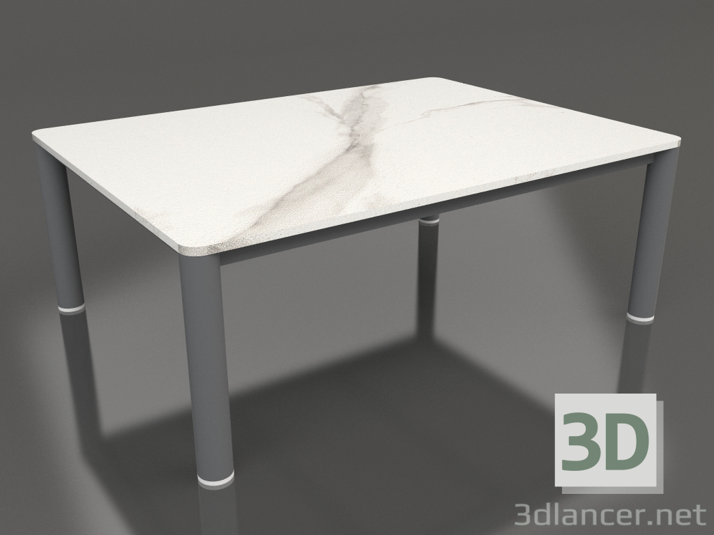 modello 3D Tavolino 70×94 (Antracite, DEKTON Aura) - anteprima