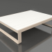 3d model Coffee table 120 (DEKTON Zenith, Sand) - preview