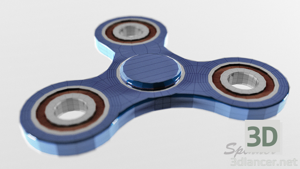 3D Spiner modeli satın - render