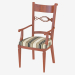 3d model Dining chair with armrests CO120 - preview