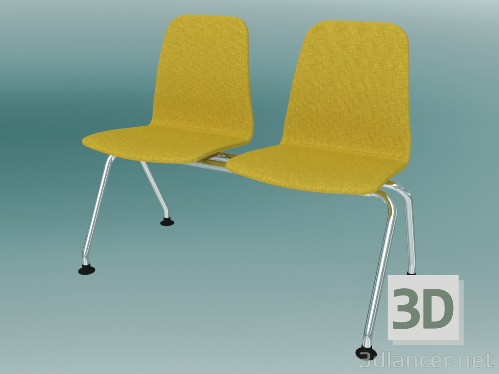 3d model Double bench (K41L2) - preview