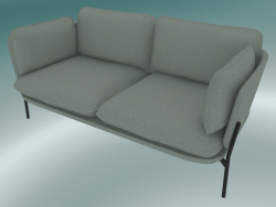 Sofa Sofa (LN2, 84x168 H 75cm, Pieds noirs chauds, Sunniva 2 717)