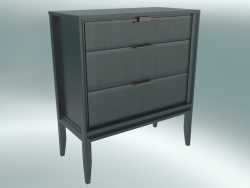 Chest of 3 drawers (Oak gray)