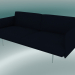Modelo 3d Contorno do sofá duplo (Vidar 554, alumínio polido) - preview