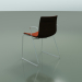 3D modeli Sandalye 0327 (kolçaklı raylarda, ön kaplamalı, venözlü) - önizleme