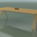 3D Modell Tisch mit Büroarbeitsplatte 5032 (H 74 - 240 x 98 cm, natürliche Eiche, Zusammensetzung 2) - Vorschau