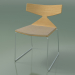 3D modeli İstiflenebilir sandalye 3711 (bir kızakta, bir yastık ile, Doğal meşe, CRO) - önizleme