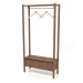 3d model Hanger in the hallway with a cabinet (800x300x1600, wood brown light) - preview