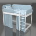 3d model Loft children's bed - preview