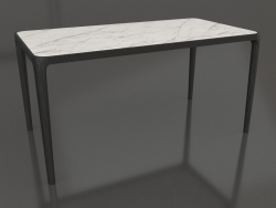 Casauri Tisch mit Feinsteinzeug 1500x800 mm (Eiche schwarz, Option 1)