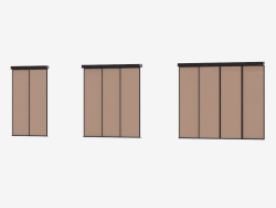 Interroom partition of A6 (dark brown bronza light)