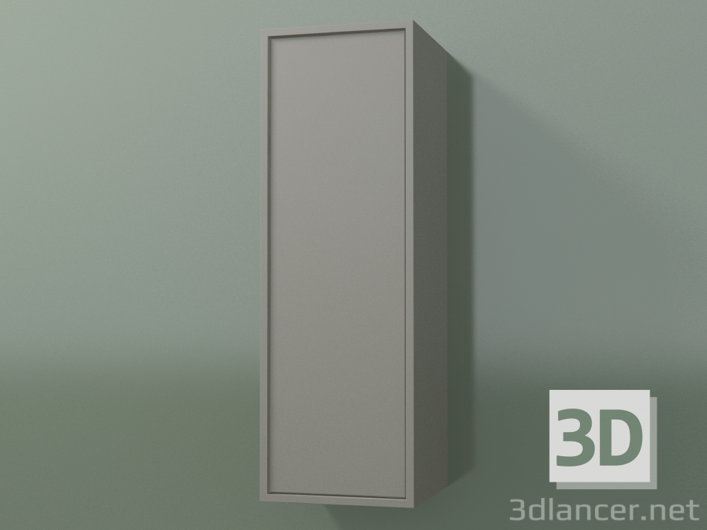 Modelo 3d Armário de parede com 1 porta (8BUABCD01, 8BUABCS01, Clay C37, L 24, P 24, H 72 cm) - preview