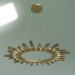 3d model Pendant chandelier Sole 557 (gold) - preview