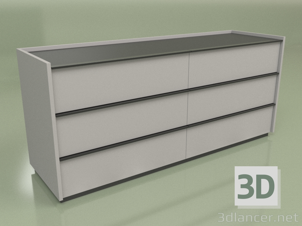 3d model Chest of drawers Verona 6 (3) - preview